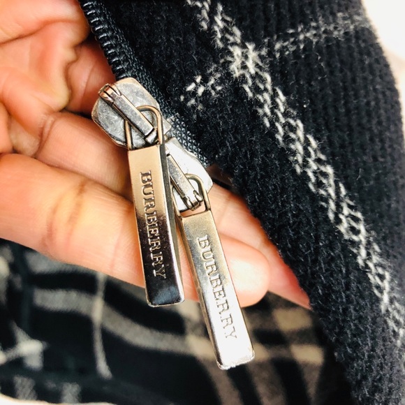 Burberry London Plaid Checkered Hooded Wool Duffle Coat - Picture 2 of 10